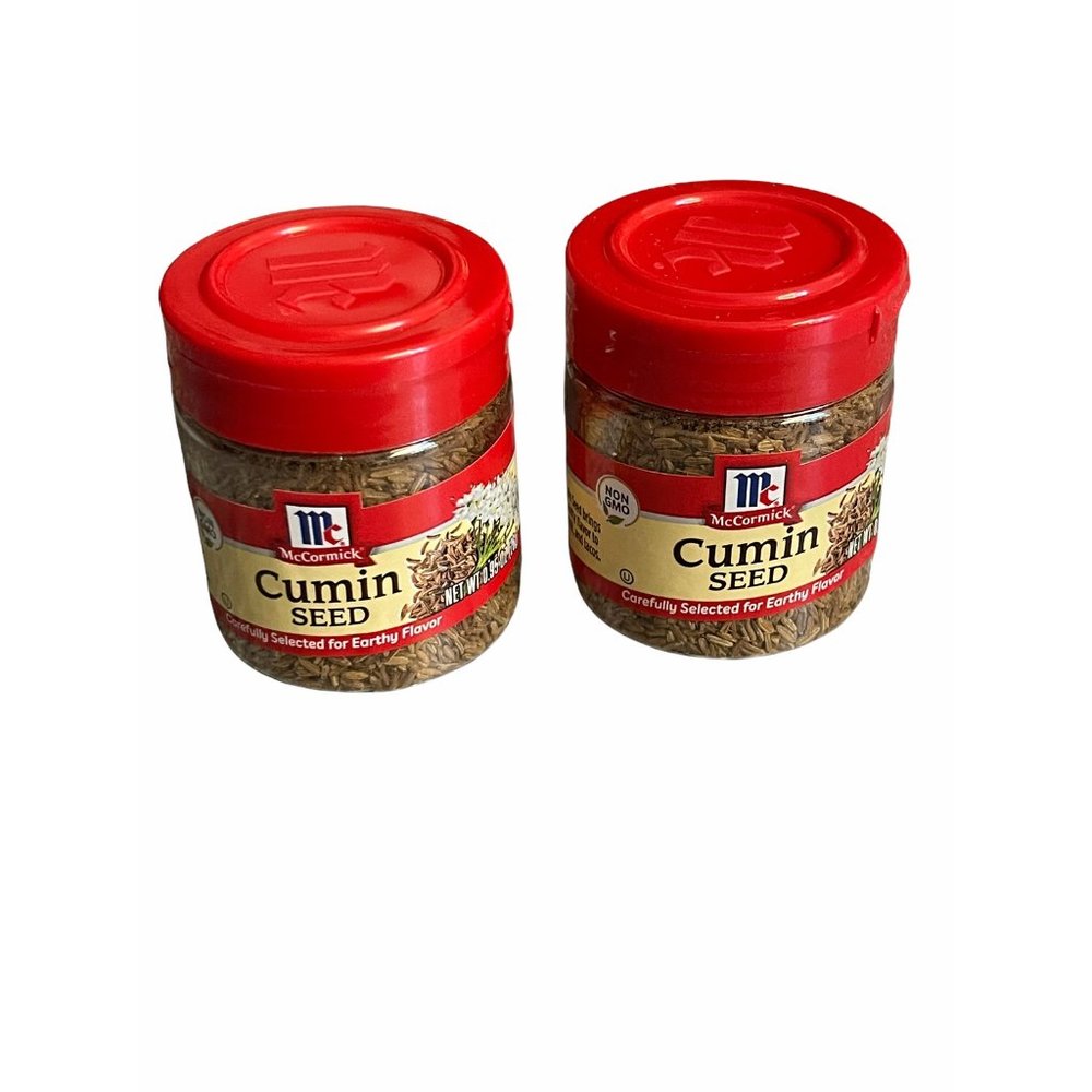 McCormick Cumin Seed 2 bottles .95 oz each Exp 12/